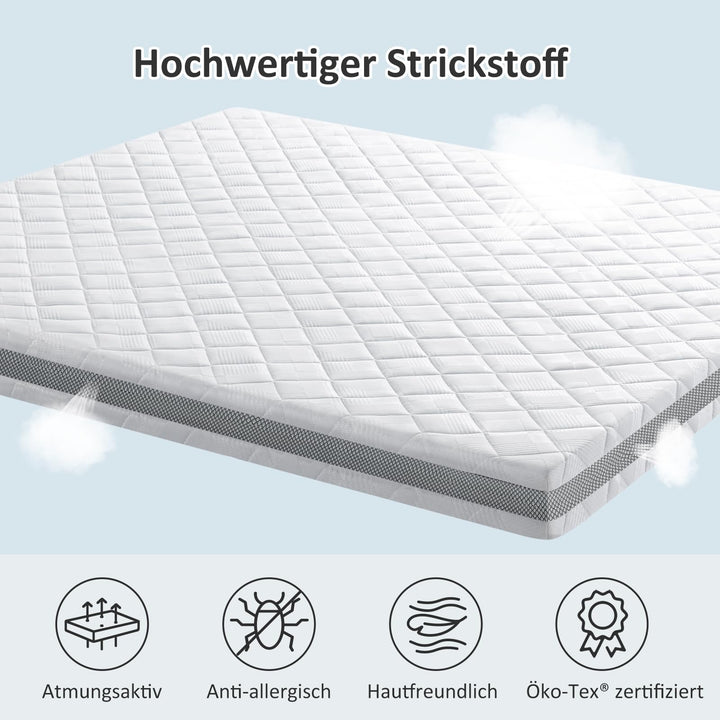 Matratzentopper Kaltschaum mit Gel 180x200cm H3/H4 10cm - Bild 5
