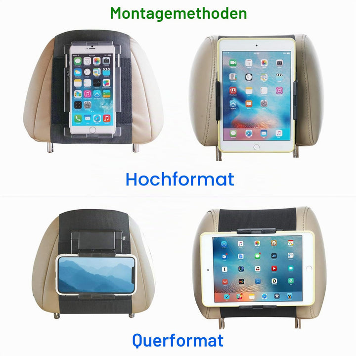 Kopfstützenhalterung Auto für Tablets und Handys 5–10,5 Zoll - Bild 4