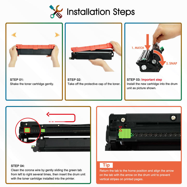 Toner-Set 4-Pack Schwarz/Cyan/Magenta/Gelb TN248XL mit Chip - Bild 5