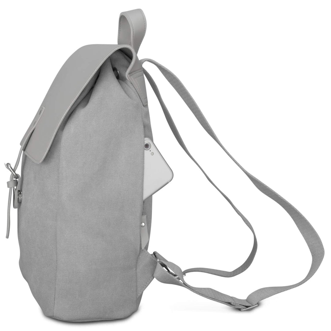 Damenrucksack Grau 10 L mit 13-Zoll-Laptopfach für Alltag - Bild 5