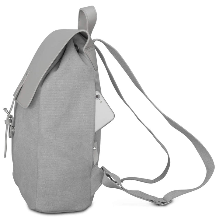 Damenrucksack Grau 10 L mit 13-Zoll-Laptopfach für Alltag - Bild 5