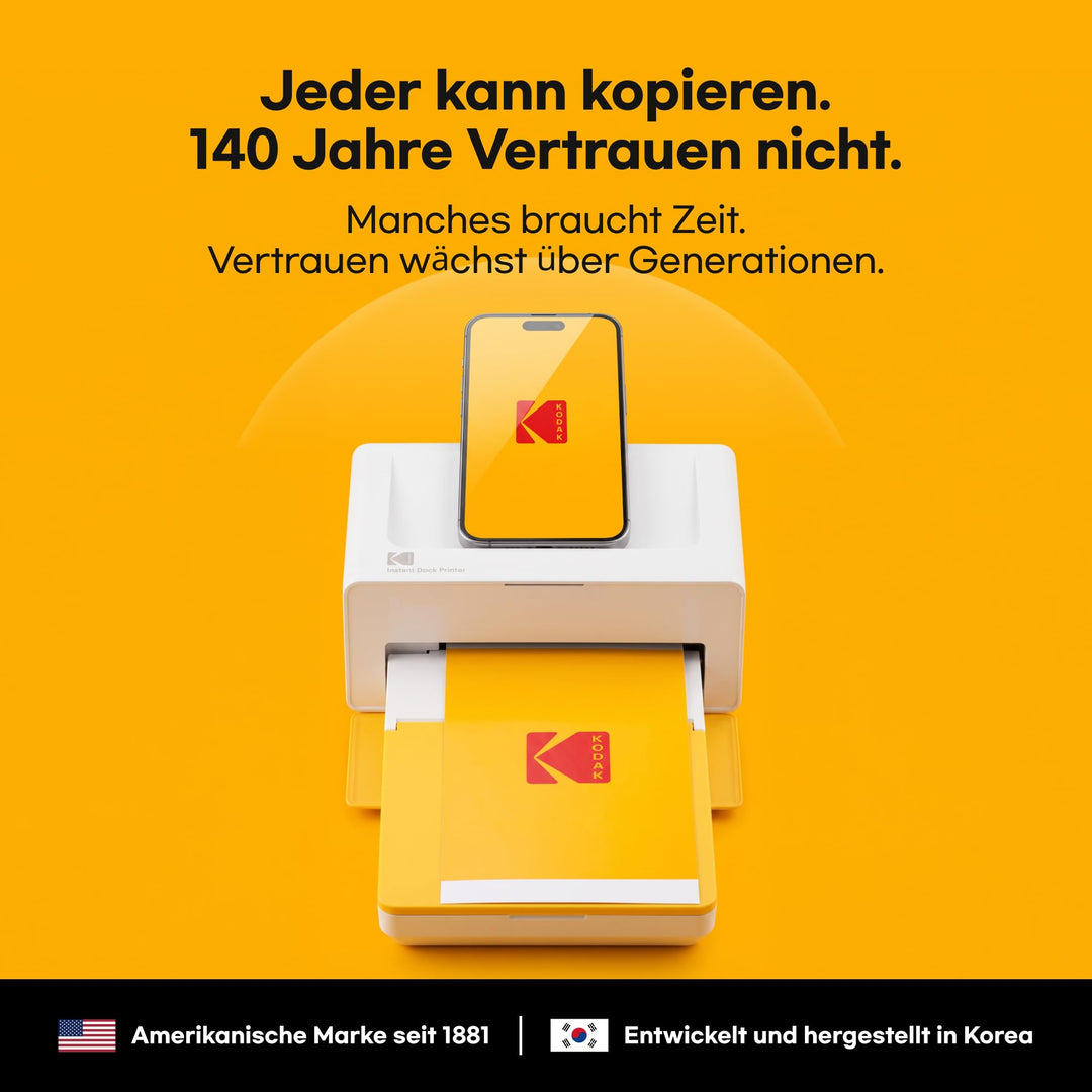 Fotodrucker 10x15cm Docking-Station 4PASS Farb-Sublimation 50 Blatt - Bild 5