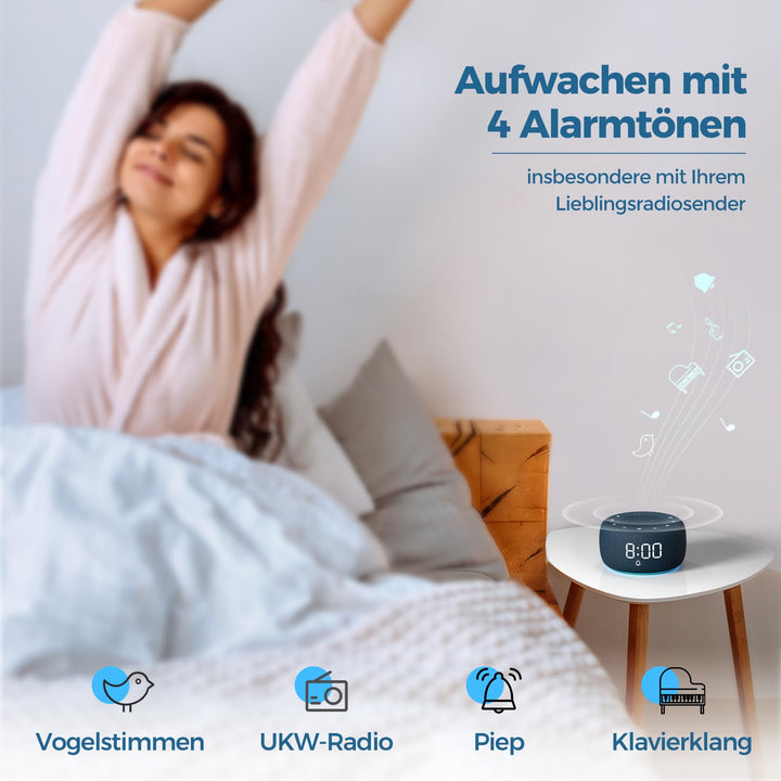 Radiowecker mit UKW-Radio, 7-Farben-Nachtlicht und HiFi-Lautsprecher - Bild 5