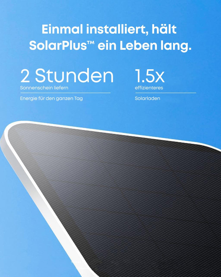 Überwachungskamera Aussen Solar 2er-Set 3K 360° mit 8x Zoom - Bild 3