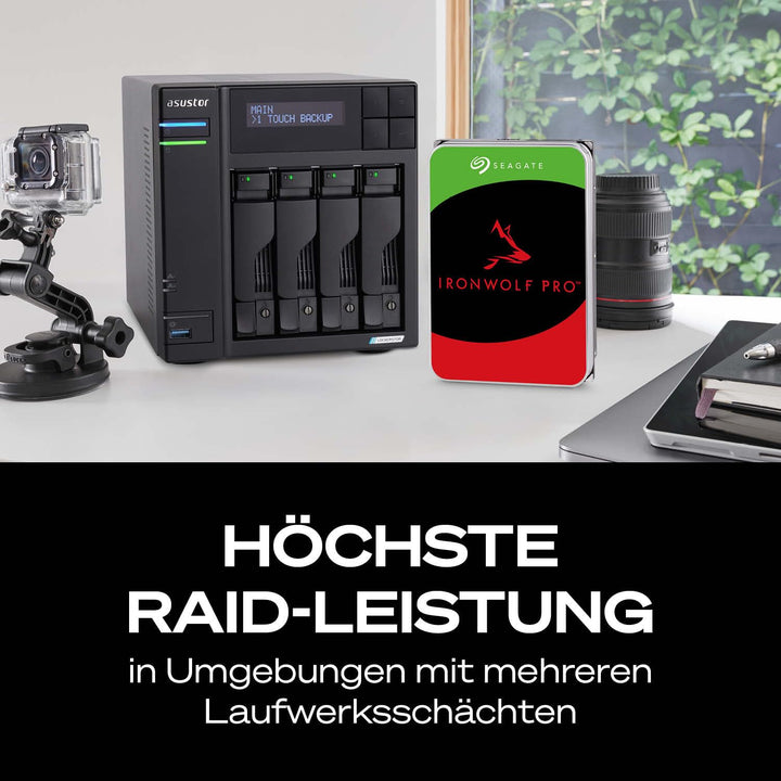 NAS-Festplatte 28TB SATA CMR IronWolf Pro fuer Dauerbetrieb - Bild 6