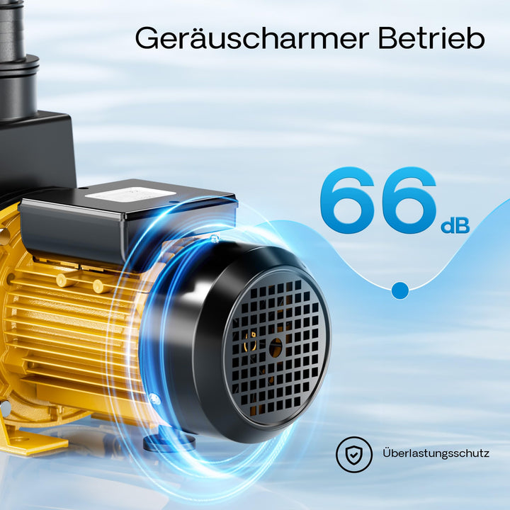 Poolpumpe 14500 l/h 750W Filterpumpe für Pool und Schwimmbad - Bild 7