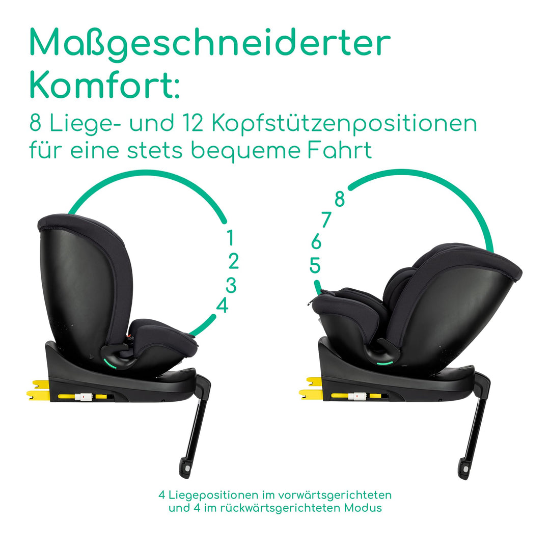 Kindersitz 360° drehbar i-Size Gr. 0-3 ab Geburt bis 150 cm - Bild 3