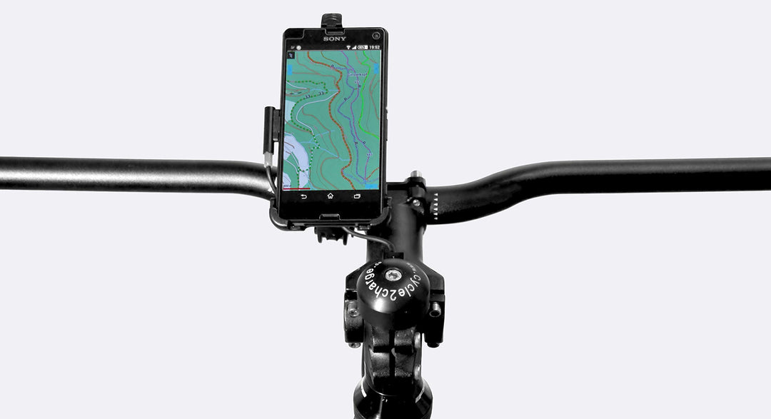 Fahrrad USB-Ladegerät für Ahead-Steuersatz Dynamo iPhone Android - Bild 3