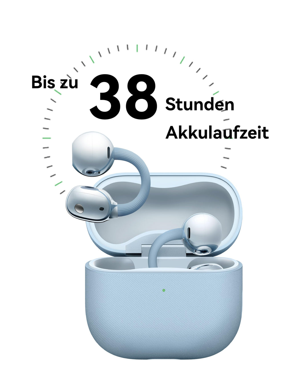 Open-Ear Kopfhörer Bluetooth 5,1 g IP57 mit 38 h Akku - Bild 9