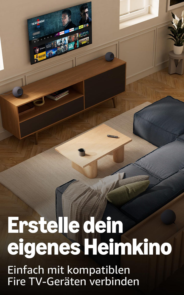 Smart Speaker 3D-Audio Dolby Atmos Alexa kompakt Weiss - Bild 5