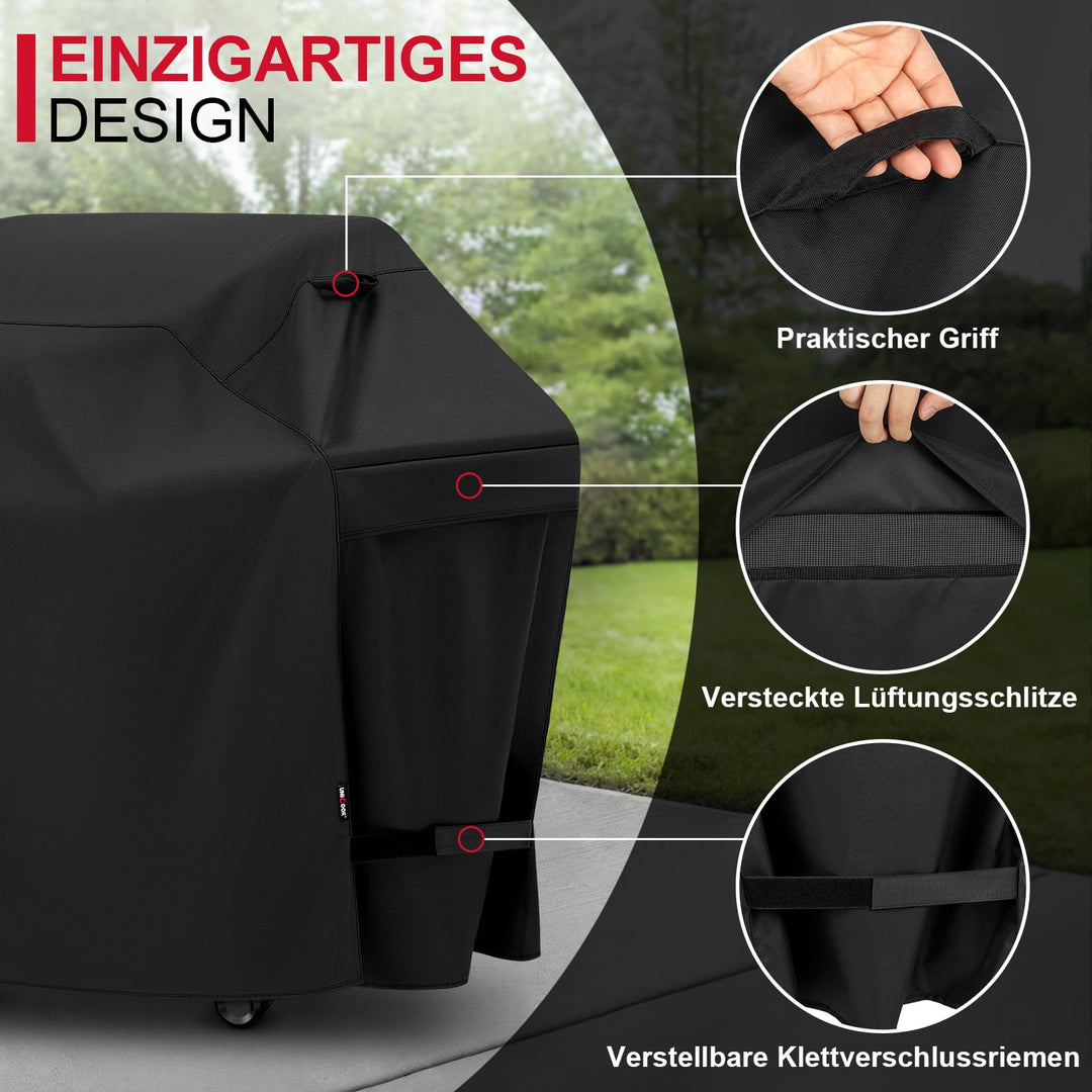Grillabdeckung Gasgrill 165x61x112 cm wasserdicht für 3-5 Brenner - Bild 4
