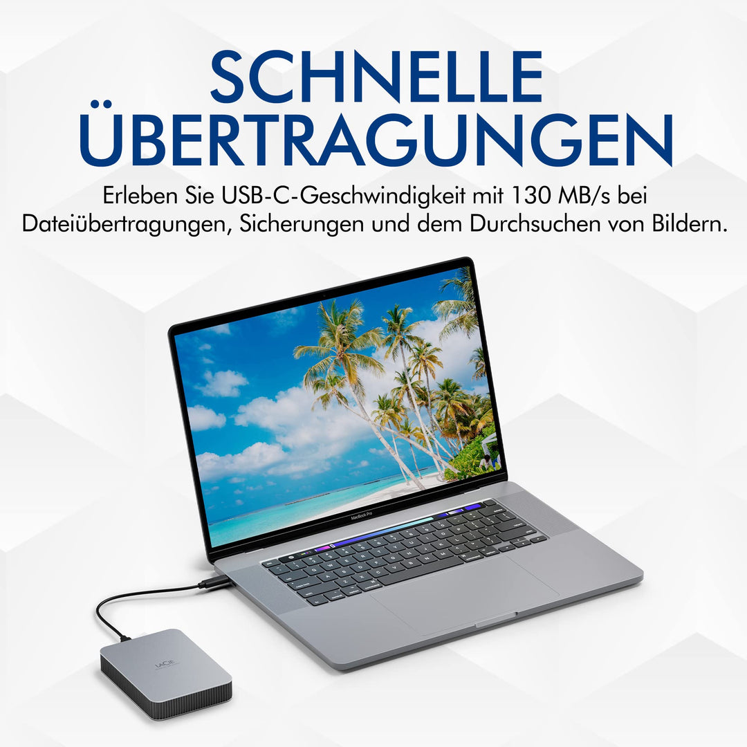 Externe Festplatte 2TB USB-C Plug-and-Play für PC, Mac, iPad - Bild 7