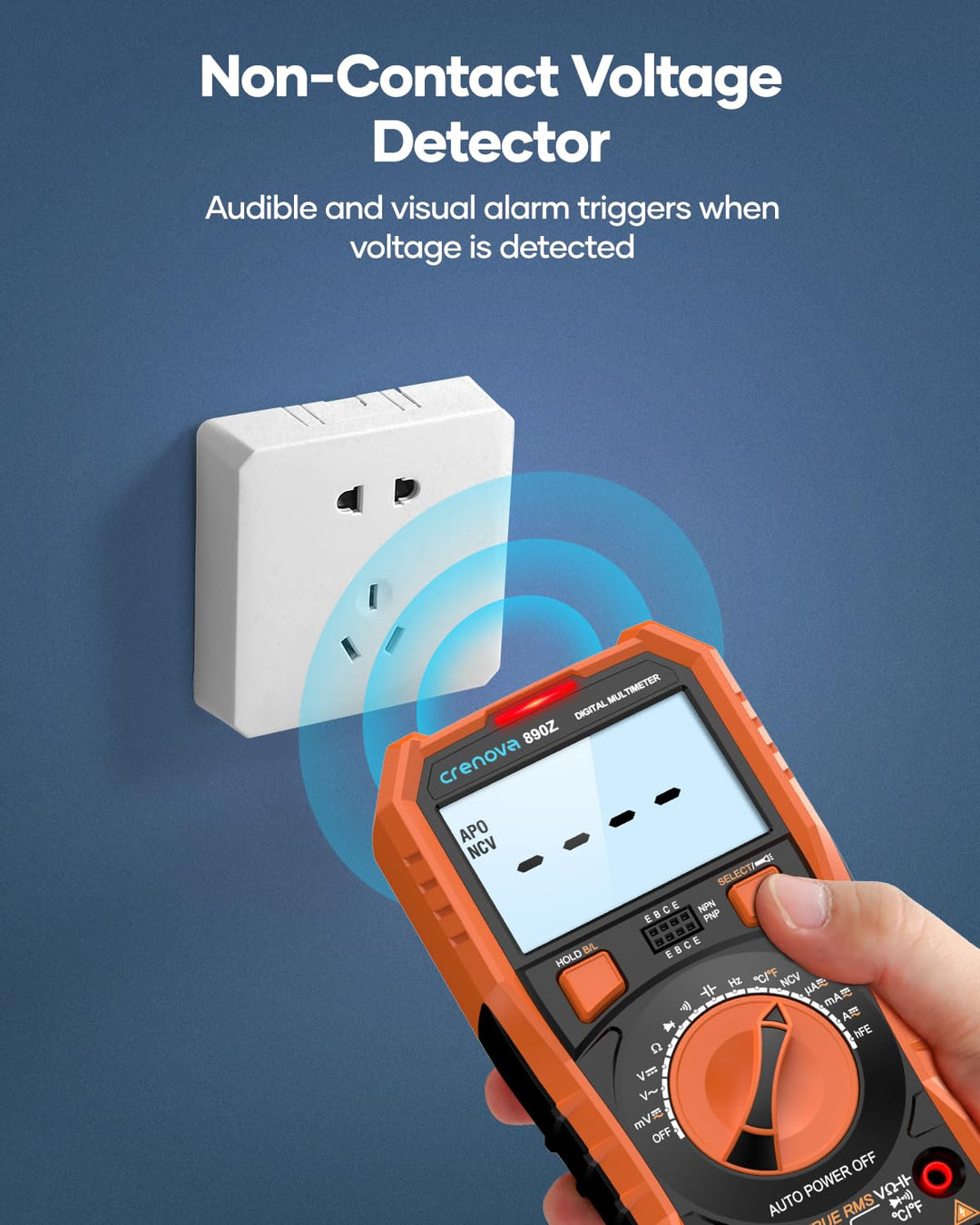 Digitalmultimeter TRMS 6000 Counts Auto-Ranging 10 Messfunktionen - Bild 6