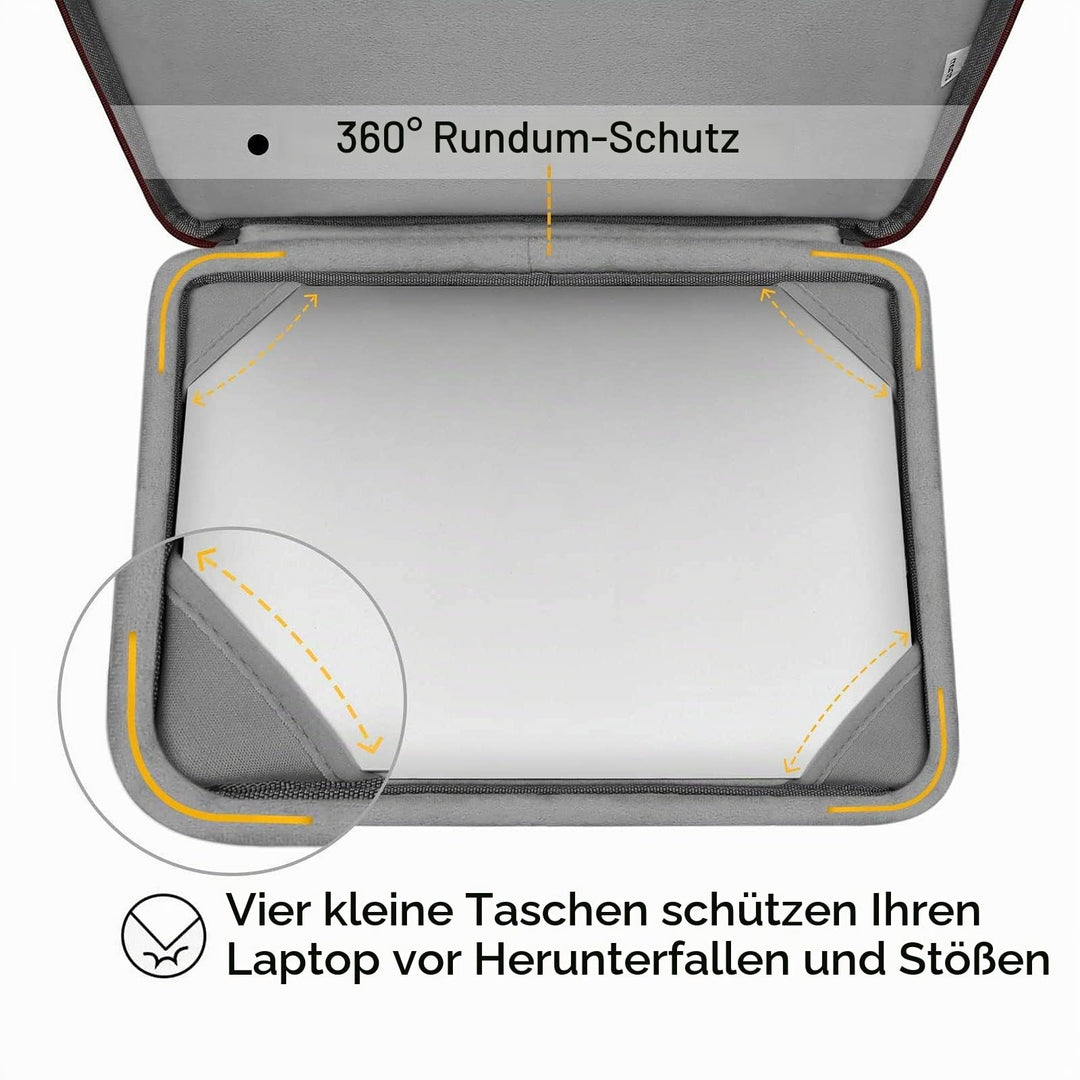 Laptop-Hülle MacBook Air 13 Zoll Polyester 5-in-1 Set Rosenquarz - Bild 6