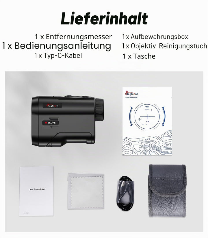 Golf Entfernungsmesser 1000 Yard Reichweite mit Neigungsausgleich - Bild 5