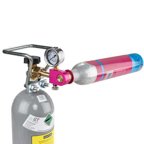 CO2 Umfülladapter für Quick Connect Wassersprudler, Pink