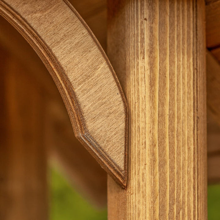 Vogelhaus Holz mit Schutzmittel behandelt für Garten und Balkon - Bild 6