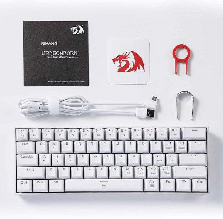 Gaming Tastatur 60% mechanisch RGB 61 Tasten Hot-Swap kabelgebunden - Bild 8