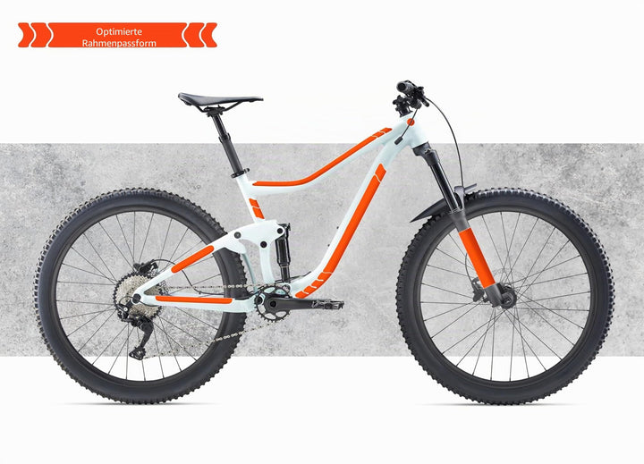 Fahrrad Lackschutzfolie 21-teilig transparent matt selbstklebend - Bild 2