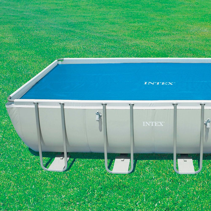 Solarabdeckplane Pool rechteckig Polyethylen 538x253 cm Blau - Bild 3