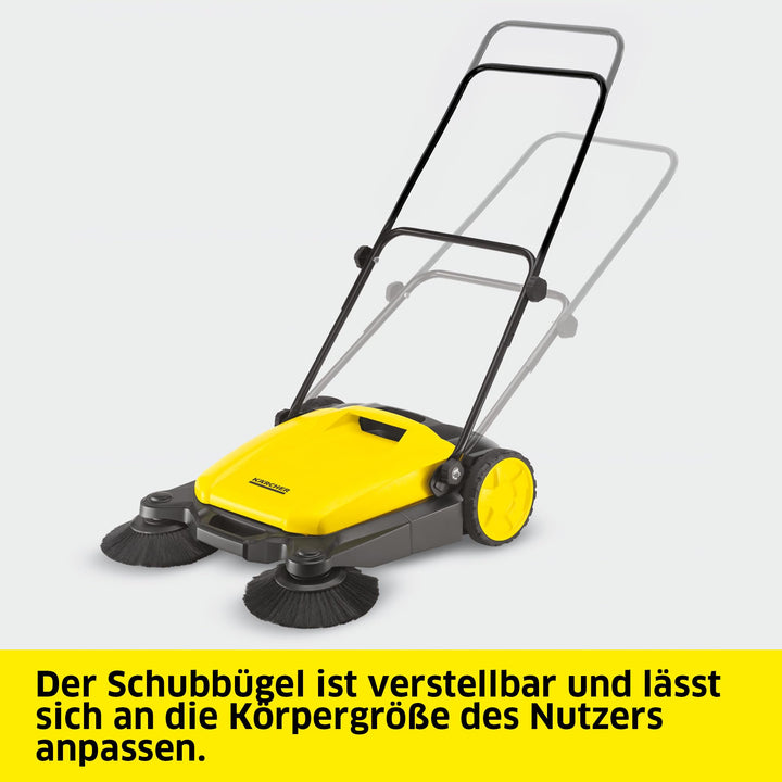Kehrmaschine 2-in-1 mit 650 mm Arbeitsbreite fuer Hof und Terrasse - Bild 3