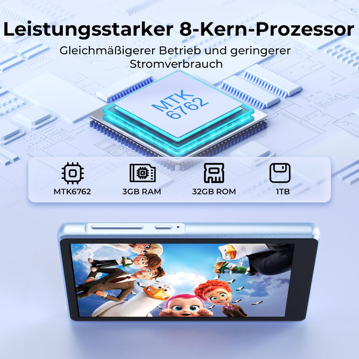 MP3 Player mit Spotify, WiFi &amp; Bluetooth 4.5 Zoll Touchscreen 96 GB - Bild 3