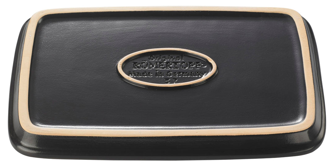 Grillplatte Naturton mit Stegen 33x32 cm für Grill &amp; Backofen - Bild 3