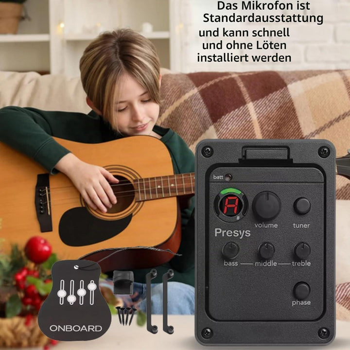 Gitarren-Preamp 3-Band-EQ mit Tuner und LED-Display - Bild 6