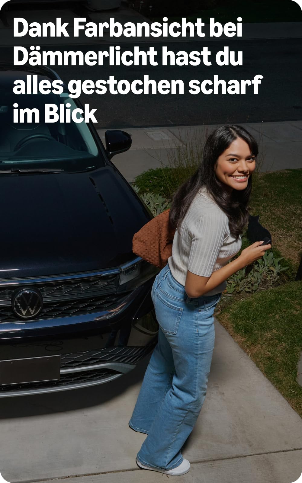 Outdoor Sicherheitskamera 2K+ Kabellos IP65 mit Farbansicht Nachtsicht - Bild 4