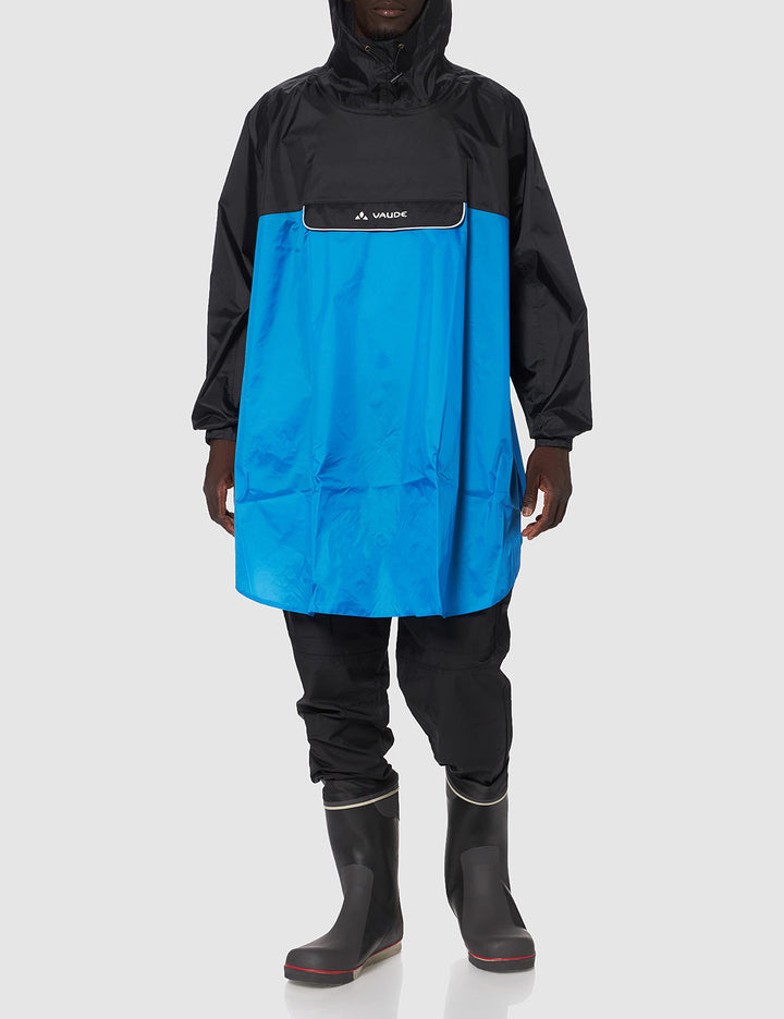Fahrrad-Regenponcho wasserdicht NoPFAS-Finish Unisex Gr. M - Bild 3