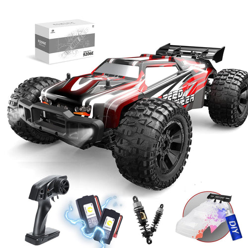 RC Monstertruck 4WD 1:10 Offroad mit 48 km/h und LED-Licht