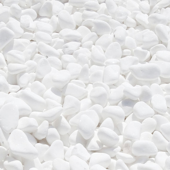 Marmorkies Schneeweiss 25 kg Körnung 15–28 mm für Garten - Bild 5