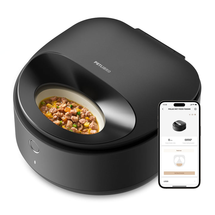 Nassfutter-Futterautomat Katze mit Kühlung &amp; WLAN 3x220ml