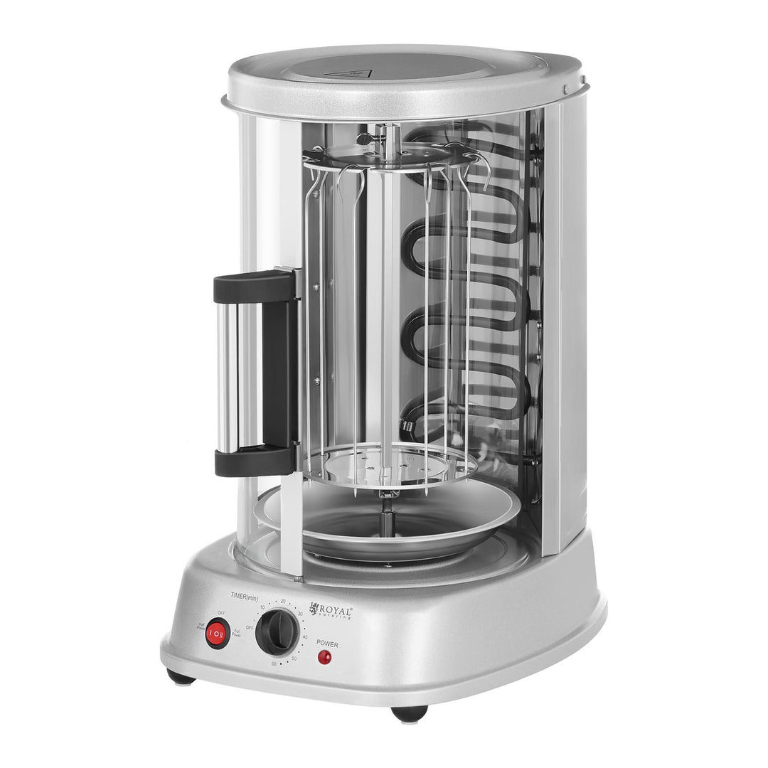 Vertikalgrill 4-in-1 mit Timer 1500 W Döner Hähnchen 21 L