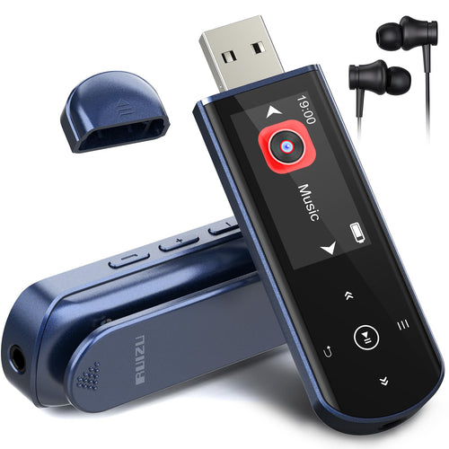 MP3 Player mit Bluetooth 5.3 Clip 64GB Sport FM Radio HiFi