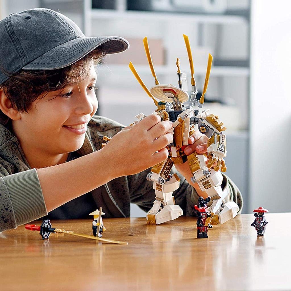 Klemmbausteine Ninjago Goldener Mech 489 Teile ab 8 Jahren - Bild 3
