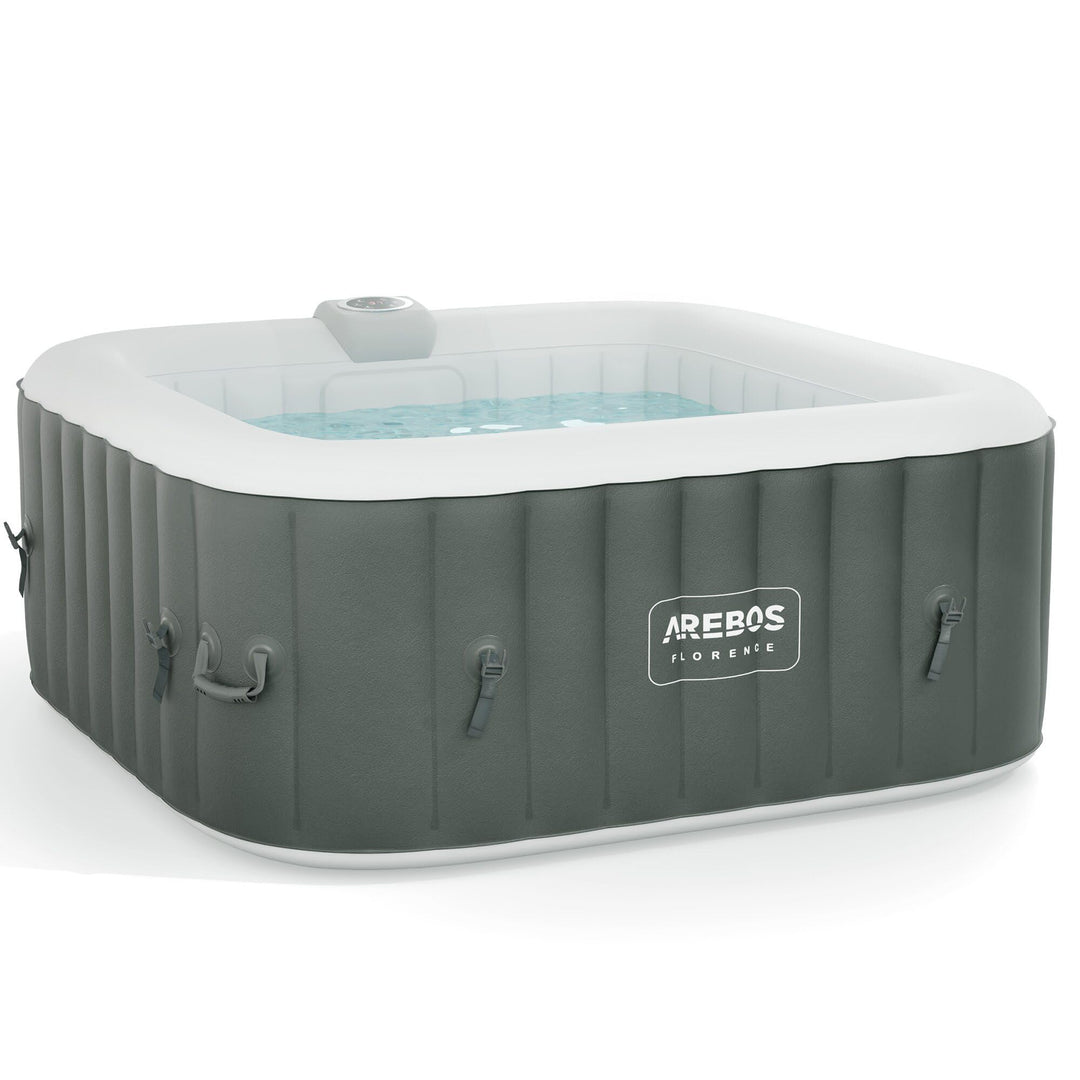 Aufblasbarer Whirlpool 154x154cm 4 Personen 100 Massagedüsen - Bild 4
