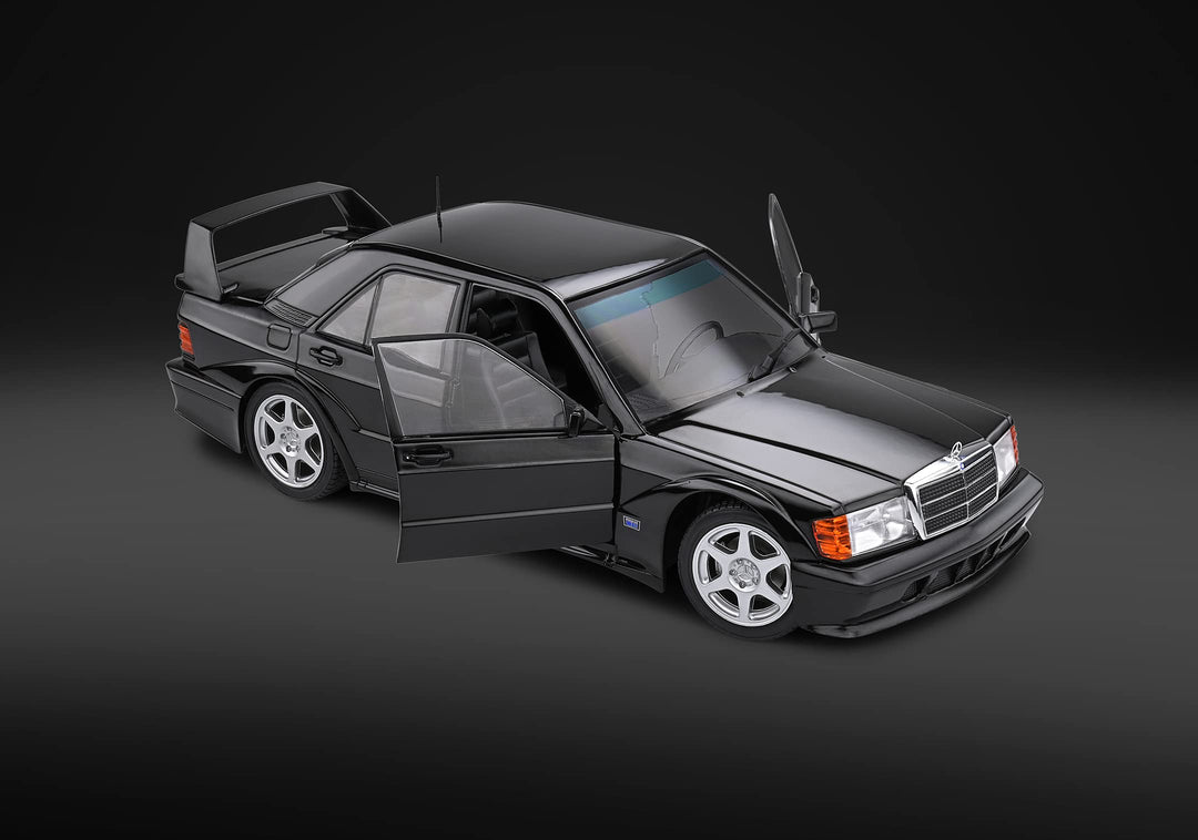 Modellauto Mercedes-Benz 190E Evo II Druckguss Metall 1:18 schwarz - Bild 2