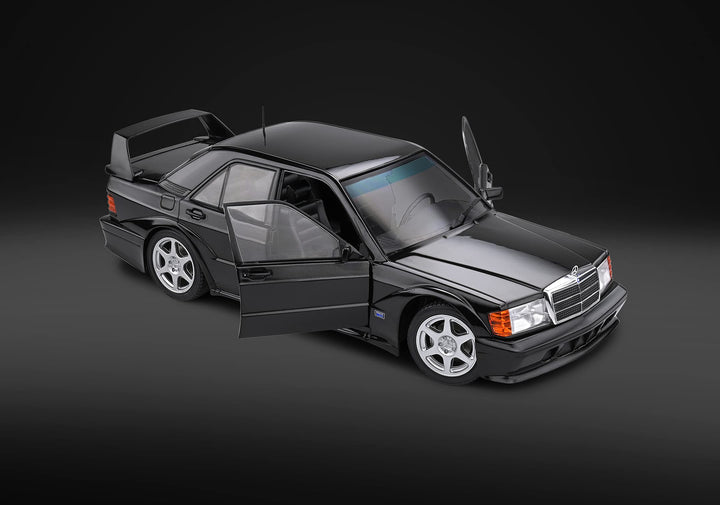 Modellauto Mercedes-Benz 190E Evo II Druckguss Metall 1:18 schwarz - Bild 2