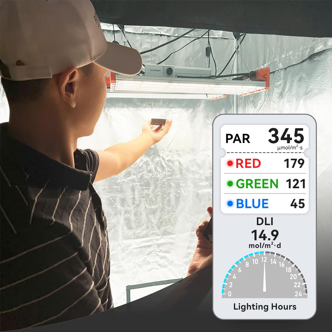 PAR-Messgerät PPFD RGB-Aufschlüsselung Bluetooth bis 6000 µmol - Bild 2