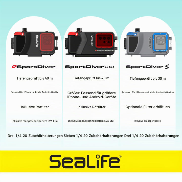 Unterwasser-Gehäuse Smartphone wasserdicht bis 40 m für iPhone &amp; Android - Bild 9