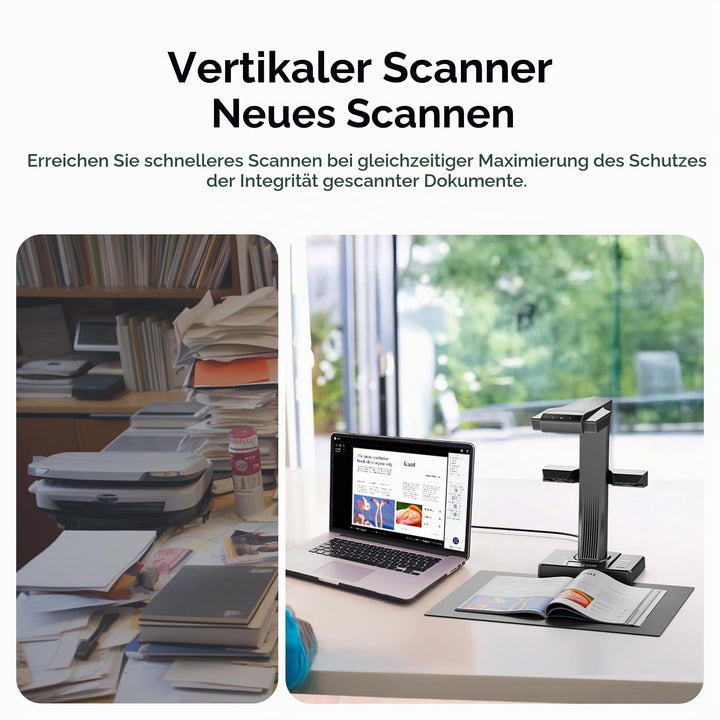 Buchscanner 16 MP A3 mit OCR und Laser-Abflachung fuer Windows &amp; macOS - Bild 4