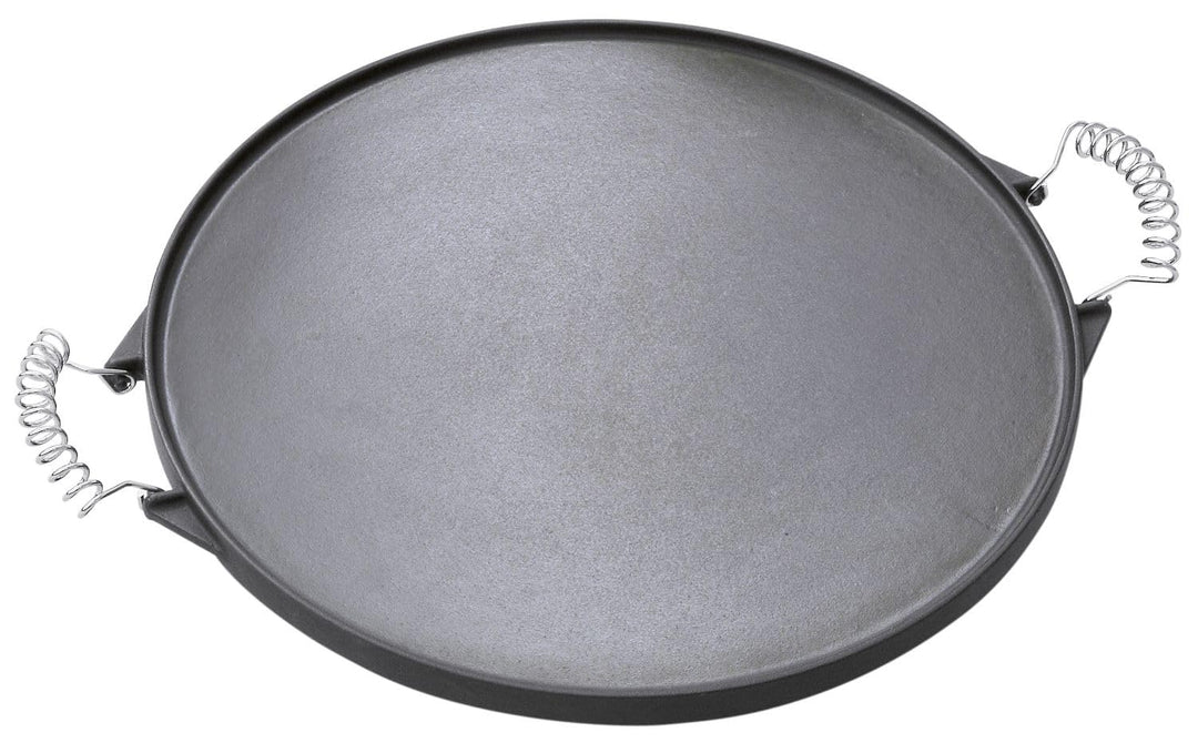 Grillplatte rund Gusseisen 2-seitig Ø 33cm für Kugelgrill - Bild 2