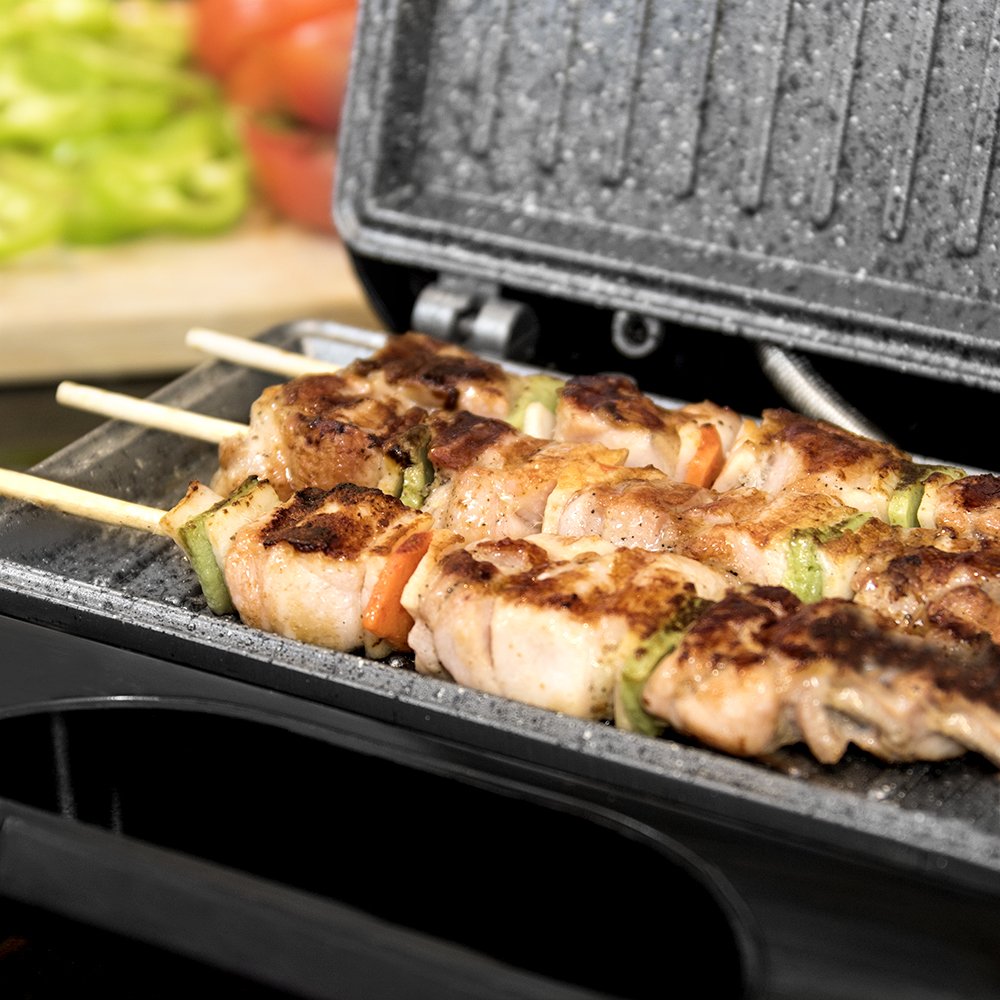 Sandwichmaker 2 Sandwiches RockStone-Antihaft Grillplatten 750 W - Bild 7