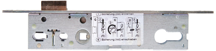 Einsteckschloss für Rohrrahmentüren PZ 30/92 DIN links/rechts Silber - Bild 2