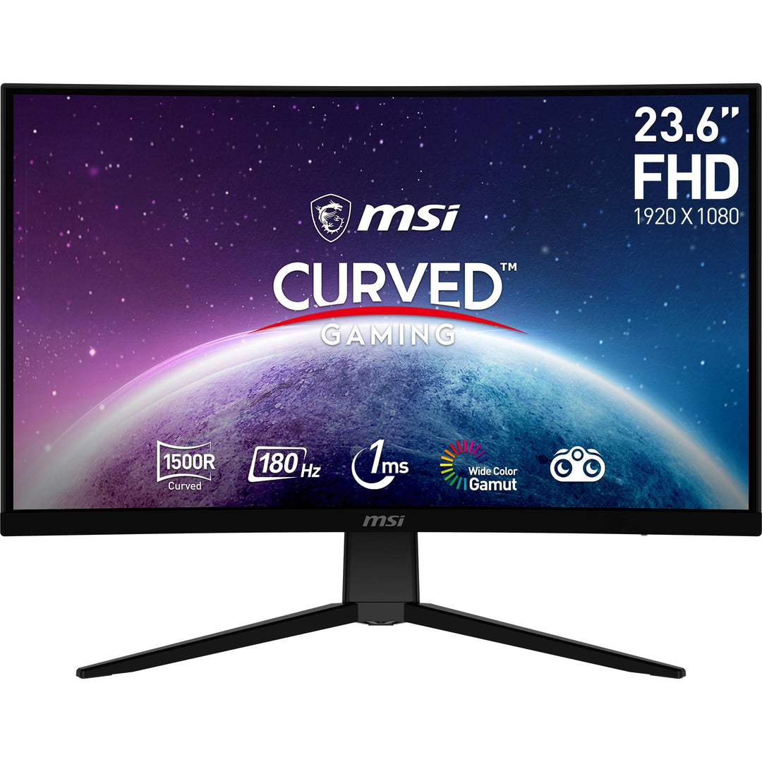 Curved Gaming Monitor 23,6" FHD 180Hz VA-Panel 1ms Adaptive Sync