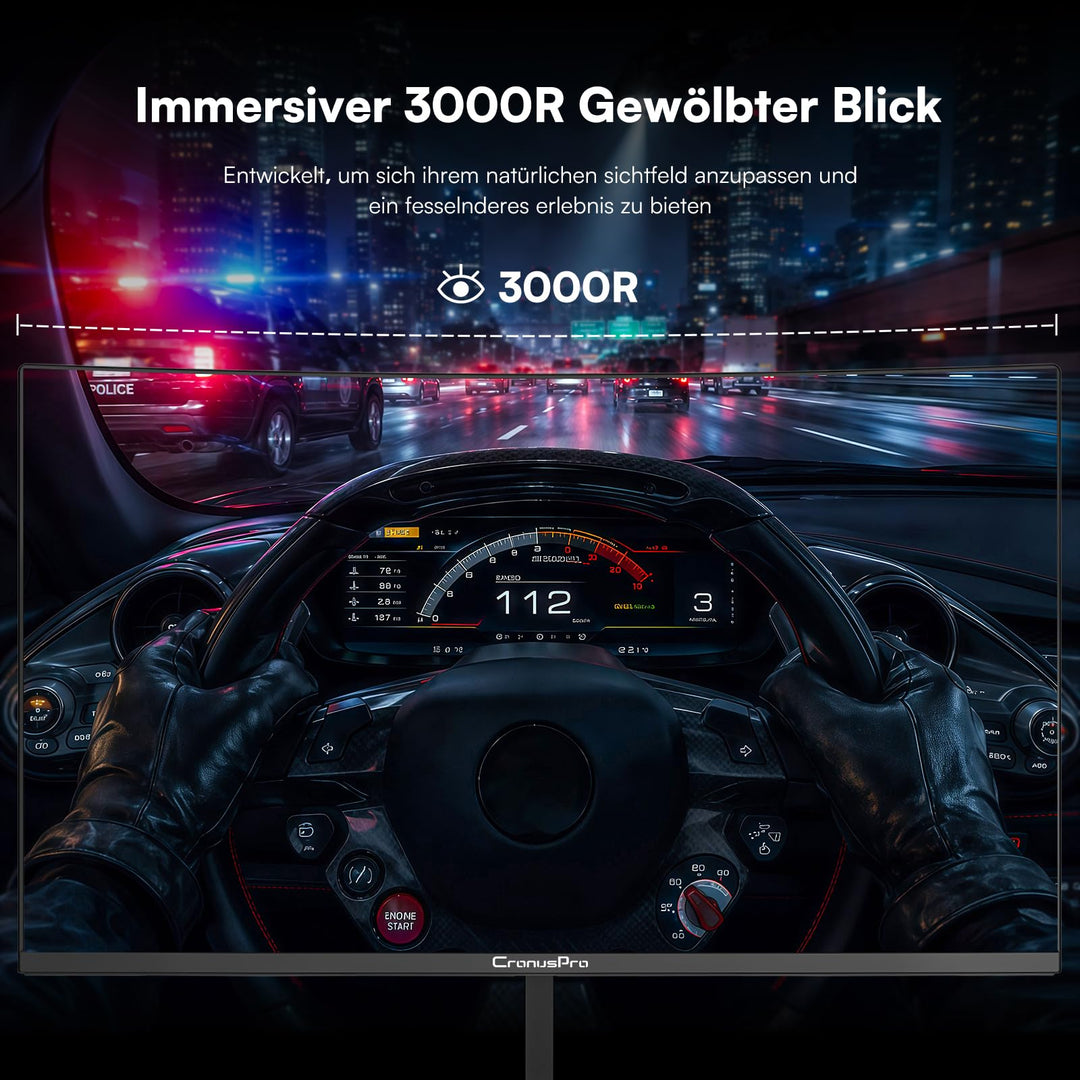 Curved Gaming Monitor 24 Zoll 200Hz 1ms FHD VA-Panel - Bild 7