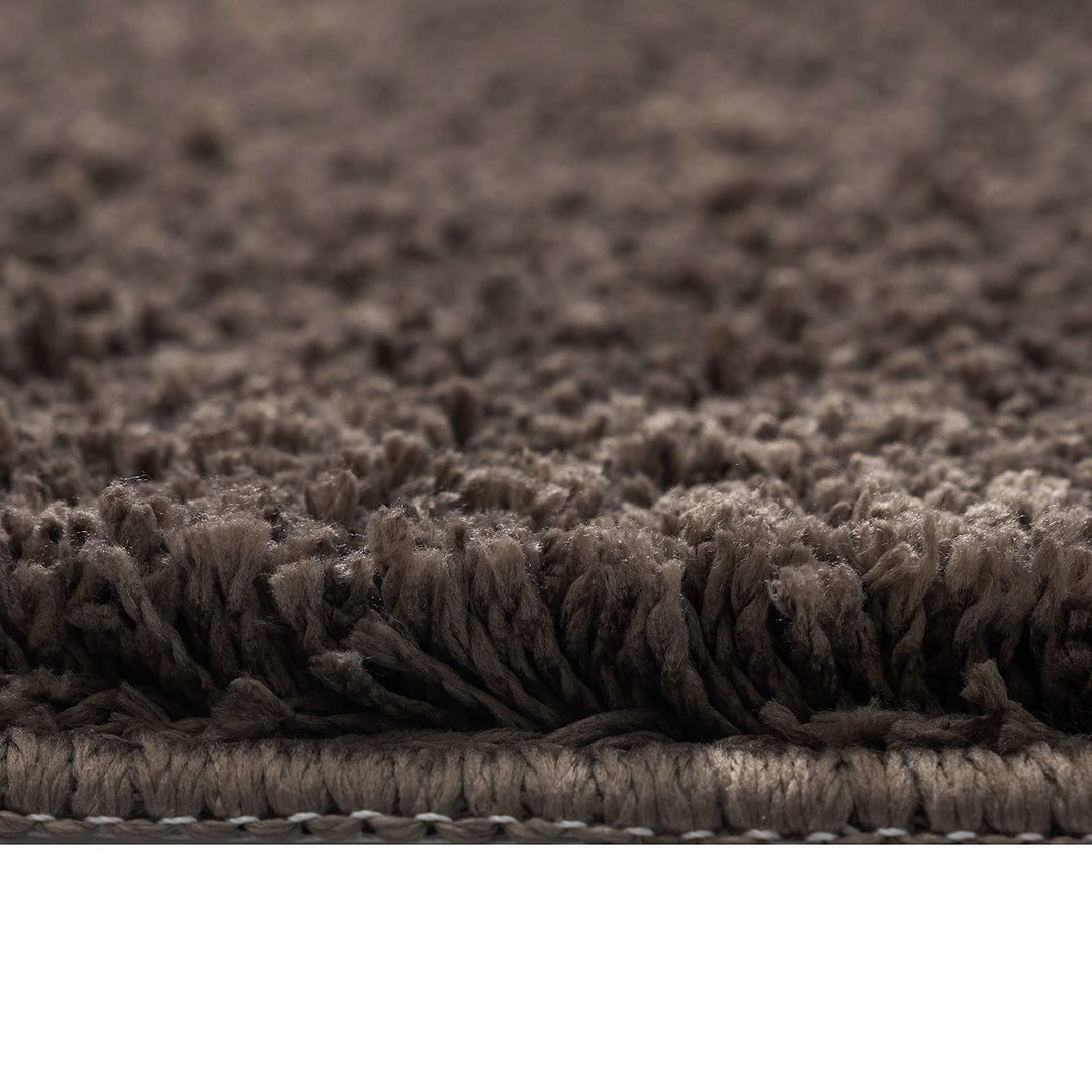 Badematte rutschfest Mikrofaser Braun 70x120 cm waschbar - Bild 6