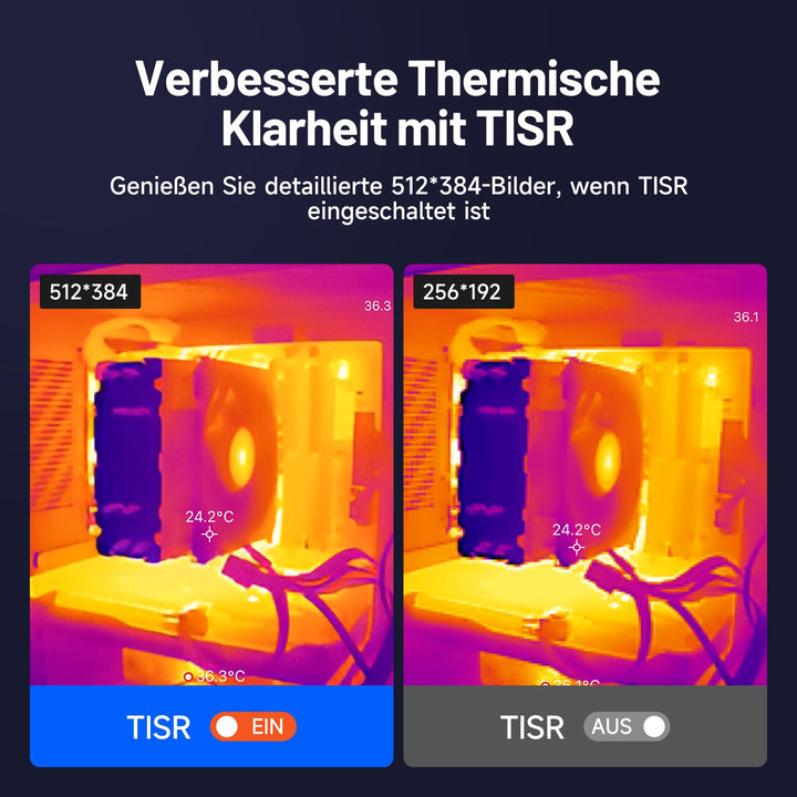 Wärmebildkamera Android USB-C 512x384 TISR -20 bis 550°C - Bild 3