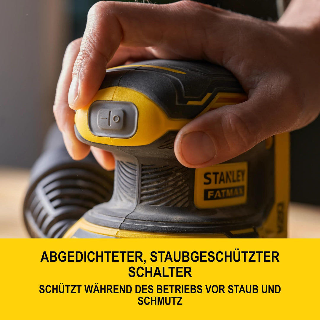 Akku-Exzenterschleifer 18V mit 2,0-Ah-Akku und Staubabsaugung - Bild 6